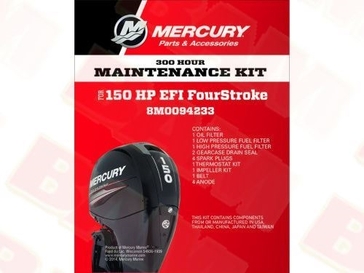 300 H servisa komplekts MERCURY OUTBOARD 150 HP EFI 300 HOUR MAINTENANCE KIT 8M0094233