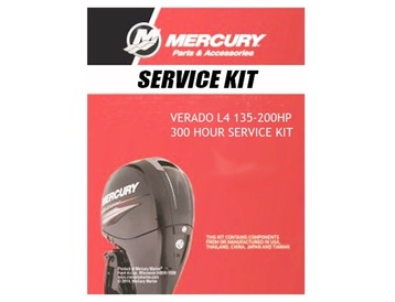 300 H servisa komplekts MERCURY 135 - 150 - 175 - 200 HP L4 VERADO FOUR STROKE 300 HOUR SERVICE KIT - 8M0130835