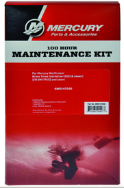 100 H servisa komplekts MERCURY BRAVO THREE MERCRUISER 100 HOUR SERVICE KIT - 8M0147058 - 2003-CURRENT