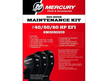 300 H servisa komplekts Mercury 8M0090559 40‑60 EFI Service Kit 300 HR Big Foot & CT Only