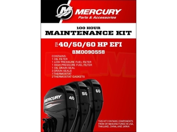 100 H servisa komplekts Mercury 100-Hour Service Kit - 40/50/60HP EFI 4-Stroke