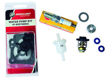 300 H servisa komplekts MERCURY 8/9.9 STANDARD GEARCASE ONLY 300 HOUR SERVICE KIT 8M0120837 - S/N 0R042475 & ABOVE