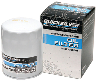 Eļļas filtrs Quicksilver 877767Q01 Oil Filter - Verado In-Line 4-Cylinder 135 HP through 200 HP Outboards